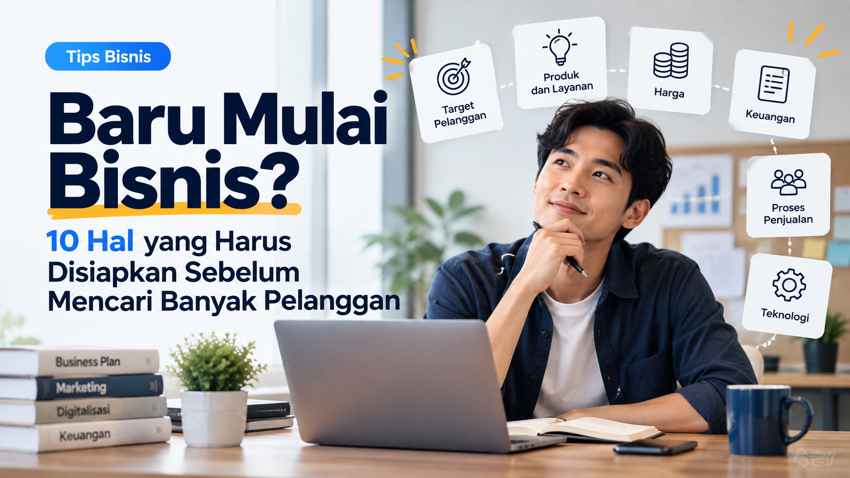 Baru Mulai Bisnis? 10 Hal yang Harus Disiapkan Sebelum Mencari Banyak Pelanggan
