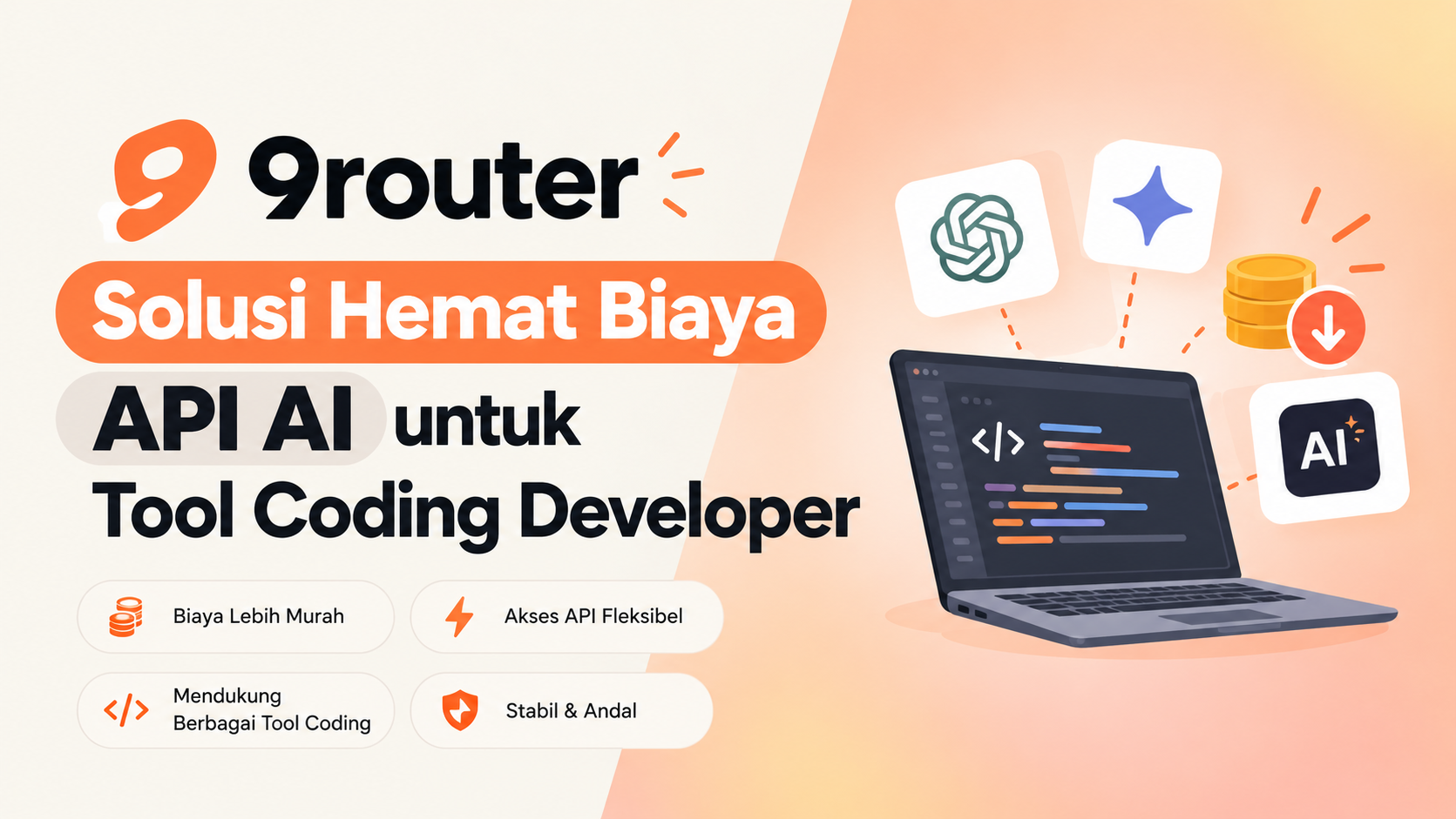 9Router: Solusi Hemat Biaya API AI untuk Tool Coding Developer